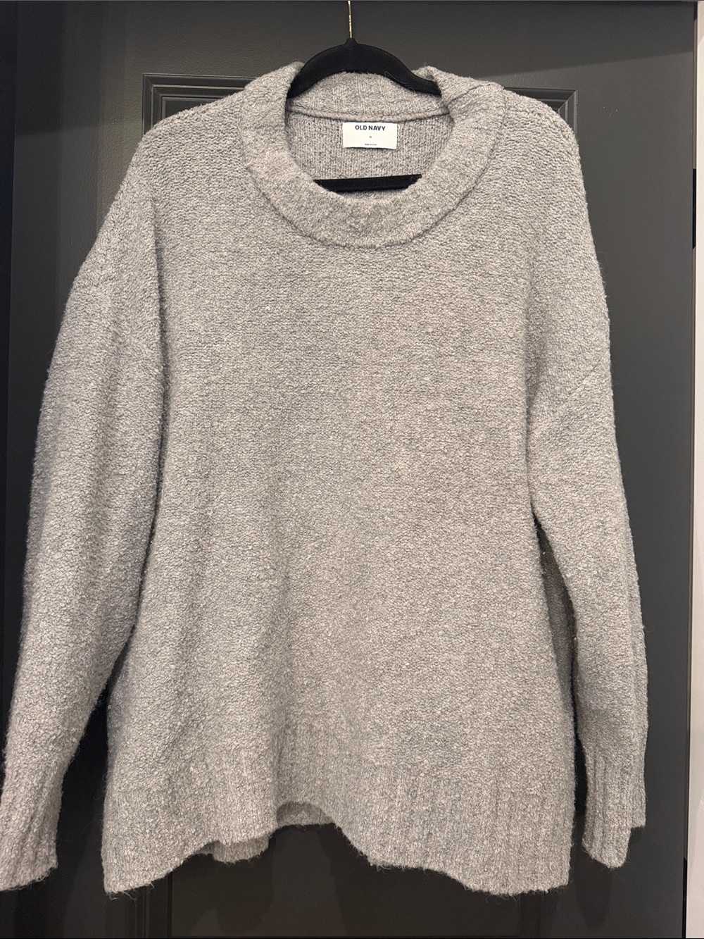 Old Navy Light Gray Cowl-Neck Sweater